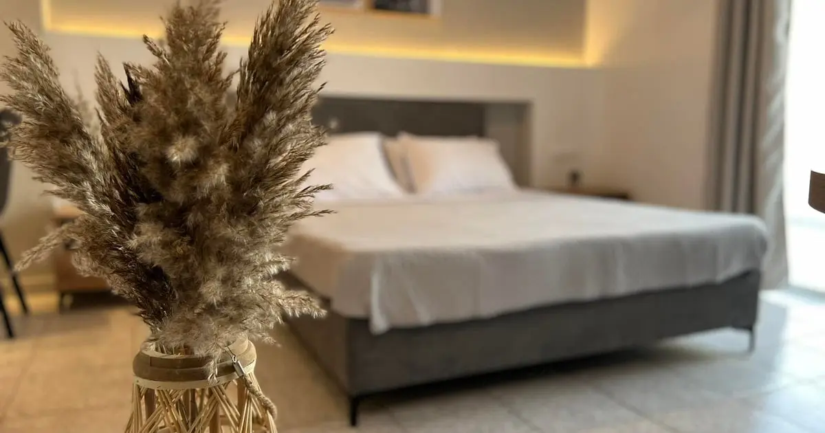 Bedroom at Ilias Nest apartments in Kardamena